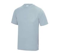 Just Cool Mens Performance Plain T-Shirt (S) (Sky Blue)