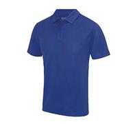 Just Cool Mens Plain Sports Polo Shirt (S) (Royal Blue)
