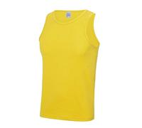 Just Cool Mens Sports Gym Plain Tank / Vest Top