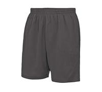 Just Cool Mens Sports Shorts (S) (Charcoal)