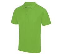 Just Cool Plain Textured Polyester Breathable Wicking Athletic Sports Polo Shirt