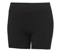 Just Cool Wicking Girls Womens Black Athletic Training Shorts
