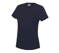 Just Cool Women's Sports Plain-coloured T-Shirt - Blue - X-Large