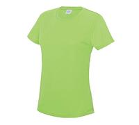 Just Cool Women's Sports Plain-coloured T-Shirt - Green - X-Large
