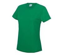 Just Cool Women's Sports Plain-coloured T-Shirt, Womens, Green, Medium