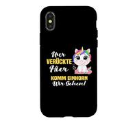 Just crazy here come unicorn we go Case for iPhone X/XS