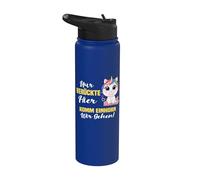 Just Crazy here Come Unicorn we go Stainless Steel Insulated Water Bottle