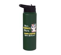 Just Crazy here Come Unicorn we go Stainless Steel Insulated Water Bottle