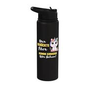 Just Crazy here Come Unicorn we go Stainless Steel Insulated Water Bottle