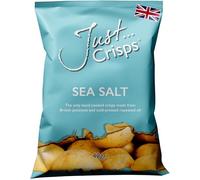 Just Crisps Sea Salt, 40g (Pack of 24). Handcooked Award Winning 100% Delicious British Crisps