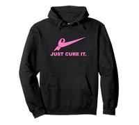 Just Cure It Breast Cancer Awareness Fight Pullover Hoodie