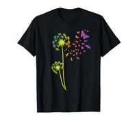Just Dandelion Dandelion Blossom Breathe Rainbow Flower T-Shirt