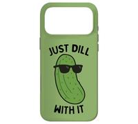 Just Dill With It Pickling Cucumber Dill Pickle Lover Case for iPhone 17 Pro Max