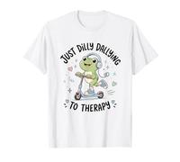 Just Dilly Dallying to Therapy Frog EMDR Coping Skills T-Shirt