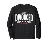 Just Divorced New Chapter Ex Wife Husband Funny Long Sleeve T-Shirt