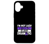 Just Dramatic Colon - Colitis Awareness Case for iPhone 16 Plus