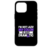 Just Dramatic Colon - Colitis Awareness Case for iPhone 16 Pro Max