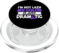 Just Dramatic Colon - Colitis Awareness PopSockets PopGrip for MagSafe