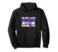 Just Dramatic Colon - Colitis Awareness Pullover Hoodie