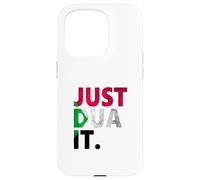 Just Dua It Islam Muslim Islamic Dhikr Pray for Palestine Case for iPhone 15 Pro