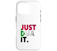 Just Dua It Islam Muslim Islamic Dhikr Pray for Palestine Case for iPhone 16 Pro