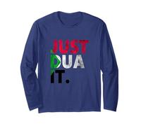 Just Dua It Islam Muslim Islamic Dhikr Pray for Palestine Long Sleeve T-Shirt