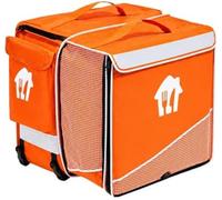 Just Eat Insulated Food Delivery Backpack, Expandable Thermal Courier Bag with Removable Dividers, Reflective Strips, Waterproof TPU Outer Layer, RPET Insulation, 48 x 50 x 28 cm