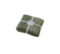 Just Essentials Game Over Print Reversible Fleece Blanket in Bright Green | Size: Large Just Essentials Bright Green Large
