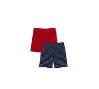 Just Essentials Girl's 2 Pack Jersey Cycling Shorts in Red | Size: 7-8 Years Just Essentials Red 7-8 Years