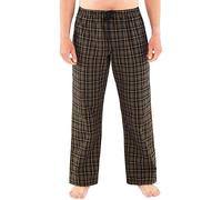 Just Essentials Men's Check Pyjama Trousers in Black | Size: 2XL Just Essentials Black 2XL