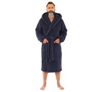 Just Essentials Men's Teddy Fleece Dressing Gown in Charcoal | Size: 2XL Just Essentials Charcoal 2XL