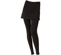 Just Essentials Women's Girls Skeggings 2 in 1 Leggings and Skirt UK Seller - Black - Size Small