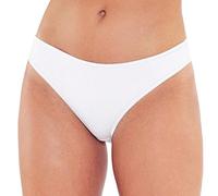 Just Essentials Women's Ladies Multipack of 4 Hi-Leg Briefs Cotton Plain Colours UK Seller - White - Size 10