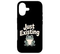 Just Existing Cute Frog Case for iPhone 17