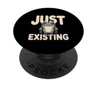 Just Existing Cute Frog PopSockets Adhesive PopGrip