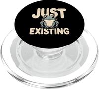 Just Existing Cute Frog PopSockets PopGrip for MagSafe