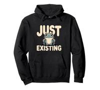 Just Existing Cute Frog Pullover Hoodie