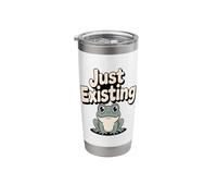 Just Existing Cute Frog Stainless Steel Insulated Tumbler