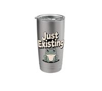 Just Existing Cute Frog Stainless Steel Insulated Tumbler