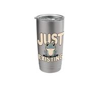 Just Existing Cute Frog Stainless Steel Insulated Tumbler