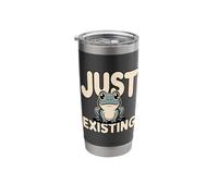 Just Existing Cute Frog Stainless Steel Insulated Tumbler