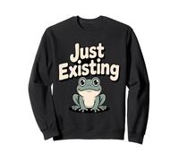 Just Existing Cute Frog Sweatshirt