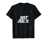 JUST Feel IT Bold Text Design T-Shirt