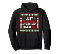 Just Feliz Navi I Do Not Have A Dad Knit Pullover Hoodie
