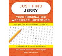 Just Find JERRY: Your Personalised Word Search Adventure: For puzzle enthusiasts of all ages! (Just Find Puzzle Series)
