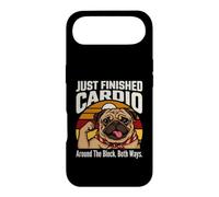 Just Finished Cardio Pug Around The Block Both Ways Case for iPhone Air