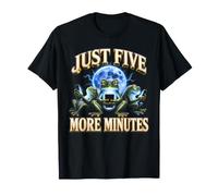 Just Five More Minutes Frog Funny Night Owl T-Shirt