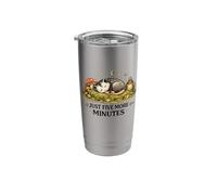 Just Five More Minutes Possum Goblincore Opossum Nature Stainless Steel Insulated Tumbler
