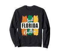 Just FLORIDA Chillin' Floridian State Chilling Vintage Retro Sweatshirt