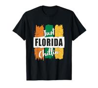 Just Florida Chillin' Floridian State Chilling Vintage Retro T-Shirt